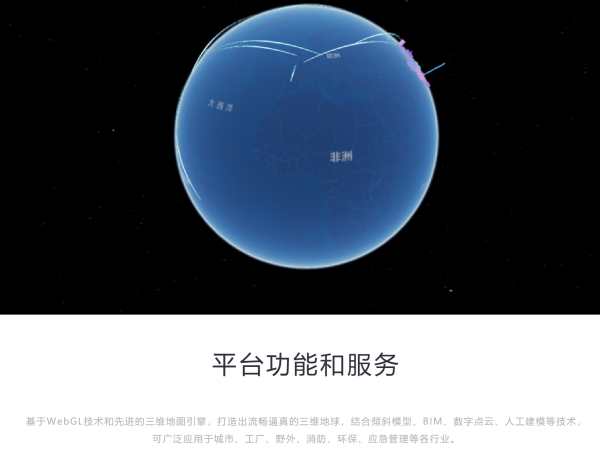 公司空间信息技术平台工具在多个行业领域得到应用